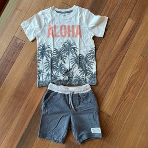 Carters 2 pc summer set vacation Hawaii